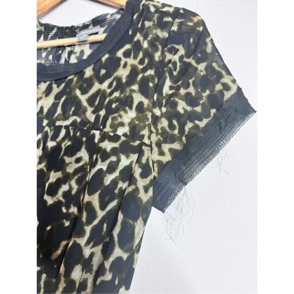 Converse One Star Leopard Print Y2K Dress Sz M - Picture 4 of 6
